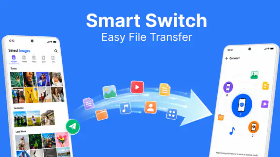 Smart Switch App File Transfer screenshot