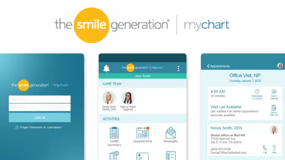 Smile Generation MyChart screenshot