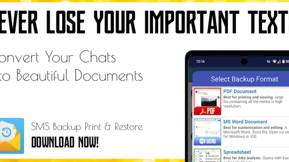 SMS Backup, Print & Restore screenshot
