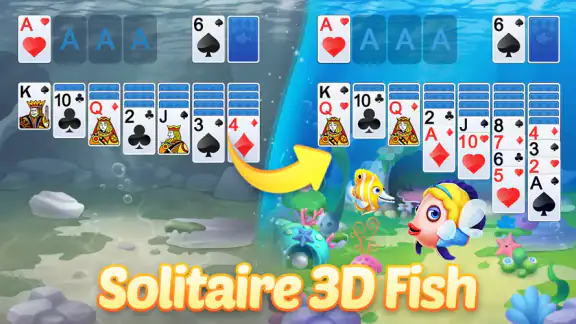 Solitaire 3D Fish screenshot