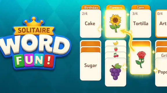 Solitaire Word Fun! screenshot