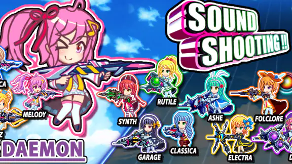 SOUND SHOOTING!!Rhythm Shooter screenshot