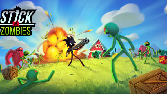 Stick vs Zombies: Platformer screenshot