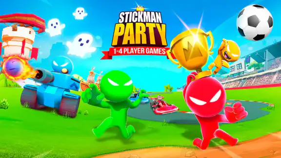 Stickman Party 234 MiniGames screenshot