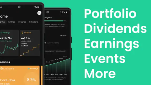 Stock Events Portfolio Tracker screenshot