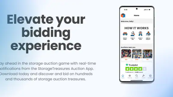 StorageTreasures Auction App screenshot