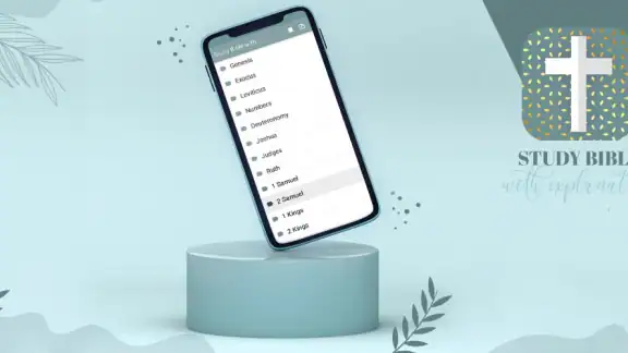 Study Bible with explanation screenshot
