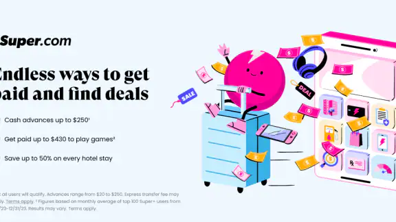 Super.com-Cash Advance, Travel screenshot