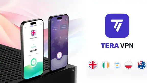 Tera VPN screenshot