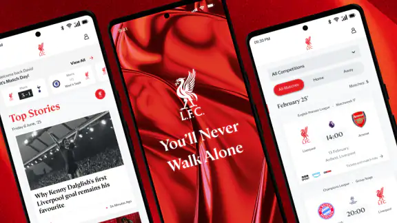 The Official Liverpool FC App screenshot