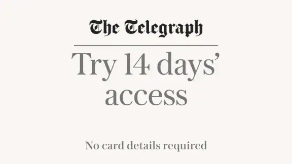 The Telegraph UK Latest News screenshot