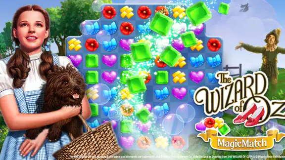 The Wizard of Oz Magic Match 3 screenshot