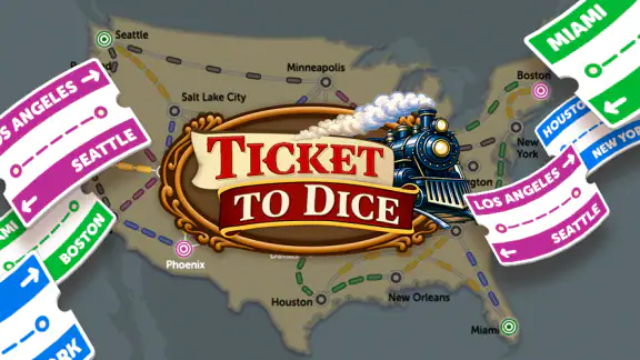 Ticket to Dice - Trains Tracks screenshot