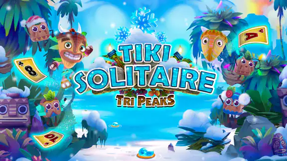 Tiki Solitaire TriPeaks screenshot