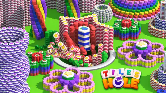 Tiles in Hole: Black Hole screenshot