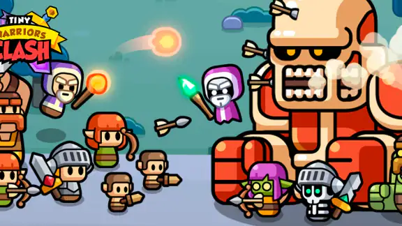 Tiny Warriors Rush - Idle TD screenshot