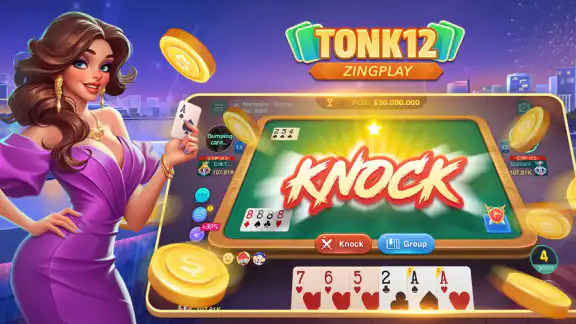 Tonk 12: Tunk Rummy ZingPlay screenshot