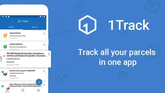 Track your parcels - 1Track screenshot