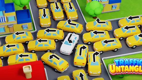 Traffic Untangle: Puzzle Roads screenshot
