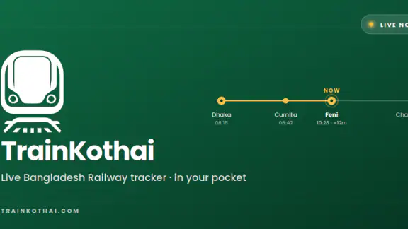 TrainKothai - BD Train Tracker screenshot