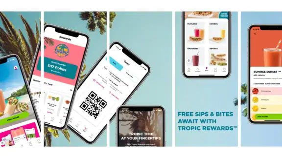 Tropical Smoothie Cafe screenshot