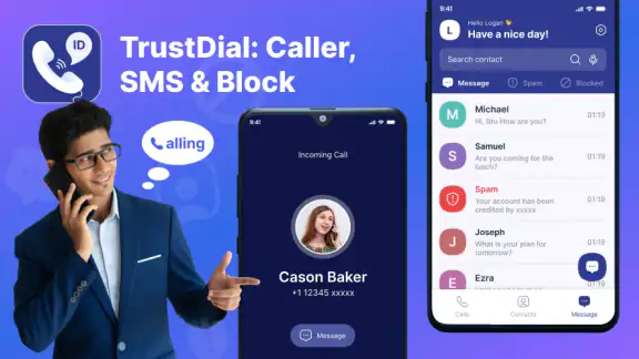 TrustDial: Caller, SMS & Block screenshot