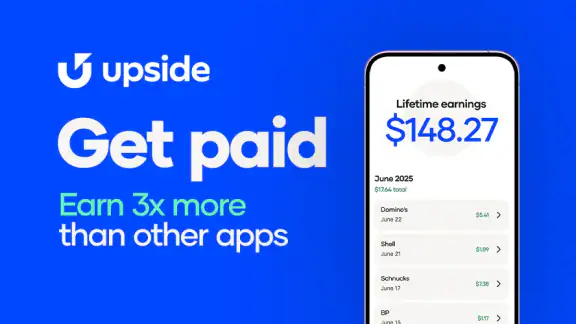 Upside: Cash Back - Gas & Food screenshot