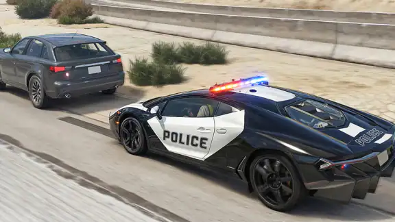US Police Car Chase Game screenshot