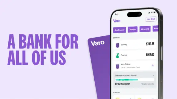 Varo Bank: Online Banking screenshot