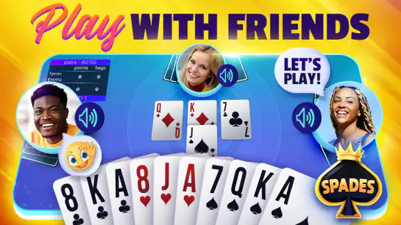 VIP Spades - Card Game Online screenshot