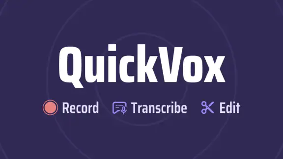 Voice & Transcribe - QuickVox screenshot