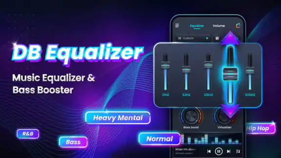 Volume Bass Booster, Equalizer screenshot