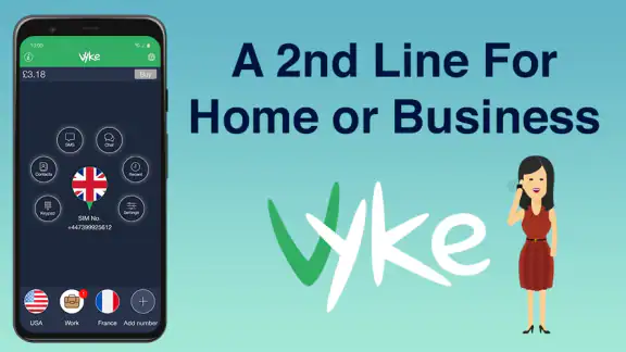 Vyke: Second Phone/2nd Line screenshot