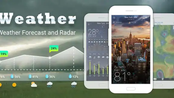 Weather app screenshot