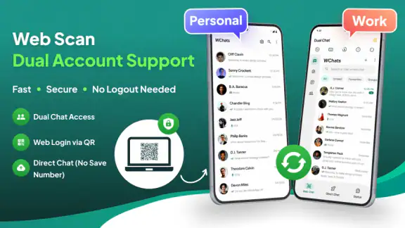 Web Scan & Dual Chat App screenshot