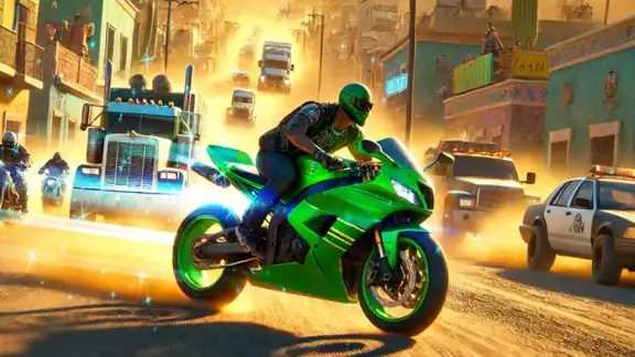 Wheelie Master: Moto Ride 3D screenshot