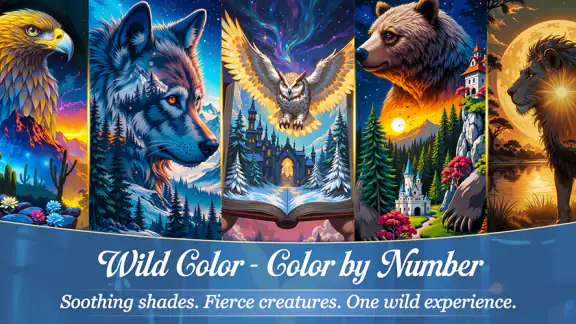 Wild Color - Paint by Number screenshot