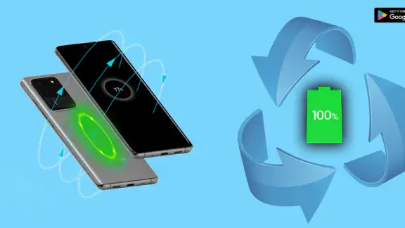 Wireless charge Phone to Phone screenshot