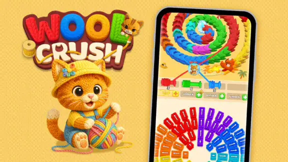 Wool Crush™ - Yarn Color Sort screenshot