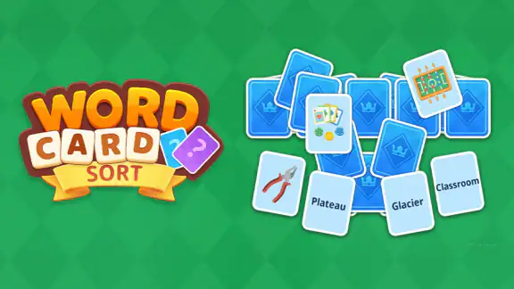 Word Card Sort: Solitaire screenshot