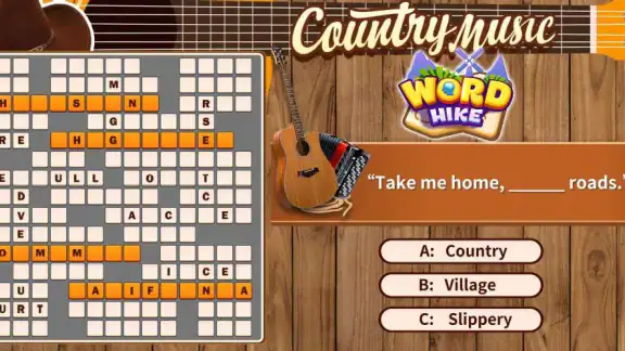 Word Hike -Inventive Crossword screenshot
