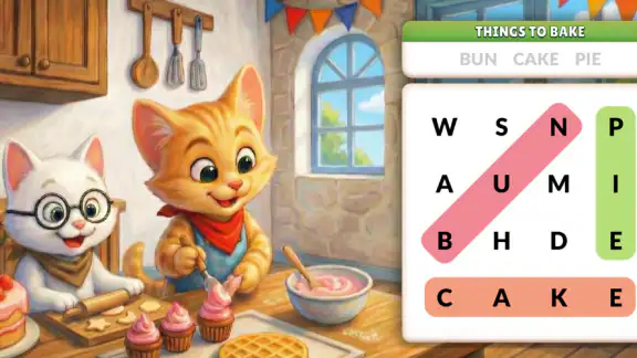 Word Search Meow - Cat Puzzle screenshot