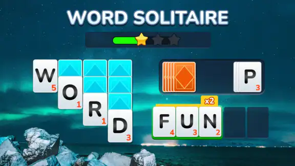 Word Solitaire-Unscramble Puz screenshot