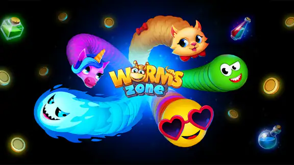 Worms Zone .io - Hungry Snake screenshot
