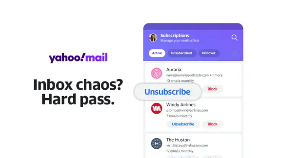 Yahoo Mail screenshot