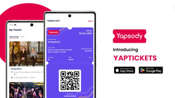 Yapsody YapTickets screenshot