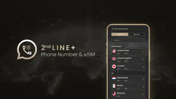 2nd Line+ Segundo Numero, eSIM screenshot