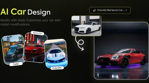 AI Car Designer Modify Style screenshot