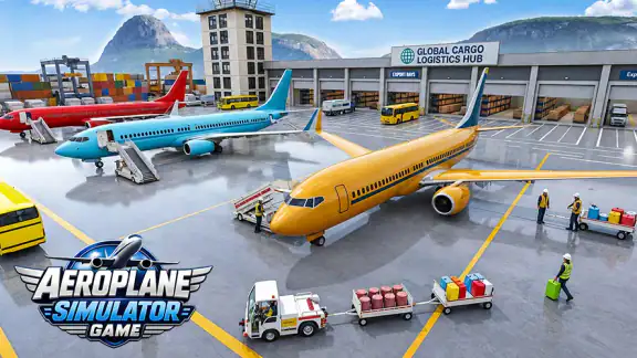 Airplane Flying Jet Simulator screenshot
