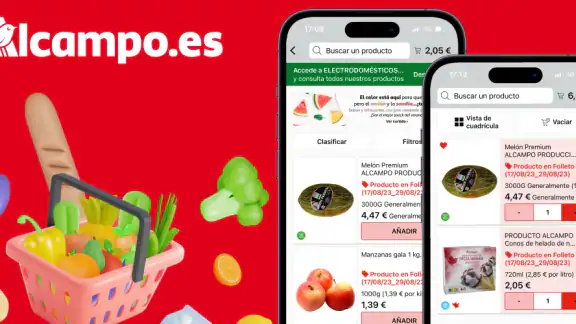 Alcampo tienda online screenshot